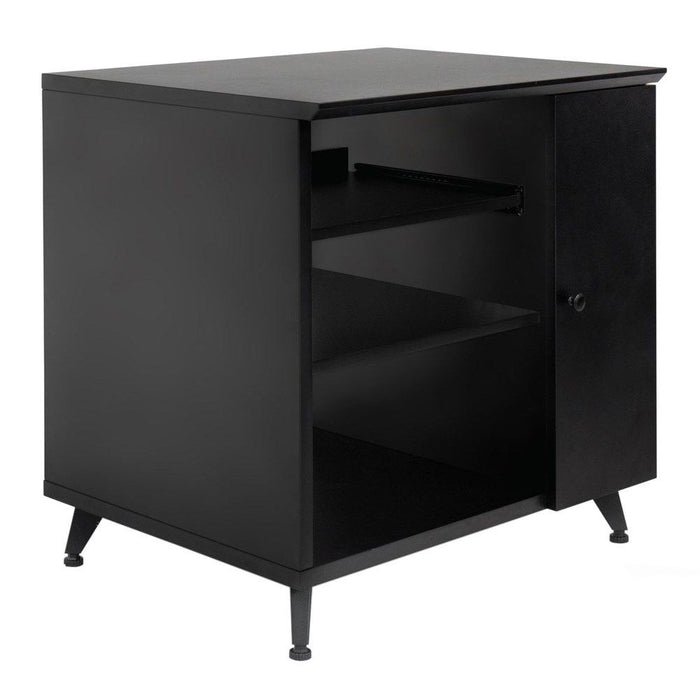 Gator | Elite Series | Sidecar Studio Rack Cabinet - Black