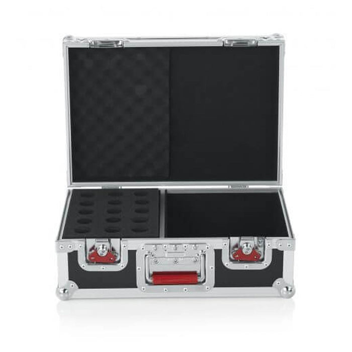 Gator G-TOUR M15 Wood Microphone Flight Case (Holds 15x Mics)