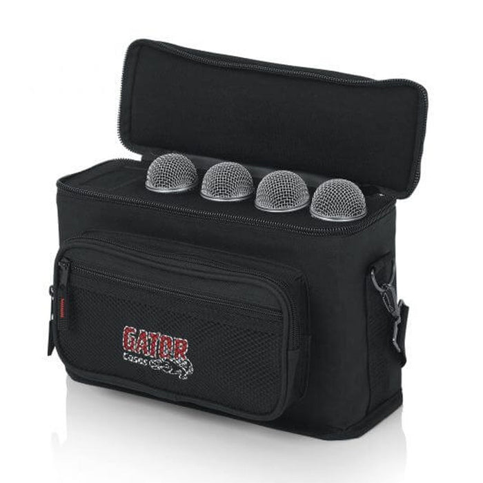 Gator GM-4 Microphone Padded Gig Bag (Holds 4x Mics)