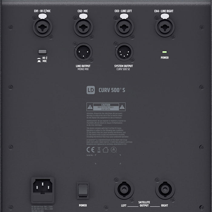 LD Systems | CURV500 | 380W Portable Array System | AV Set