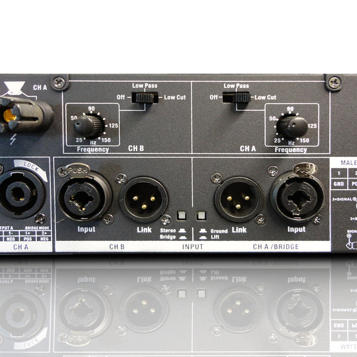 LD Systems | Deep2 | Power Amplifier | 2 x 1200W 2 Ohms