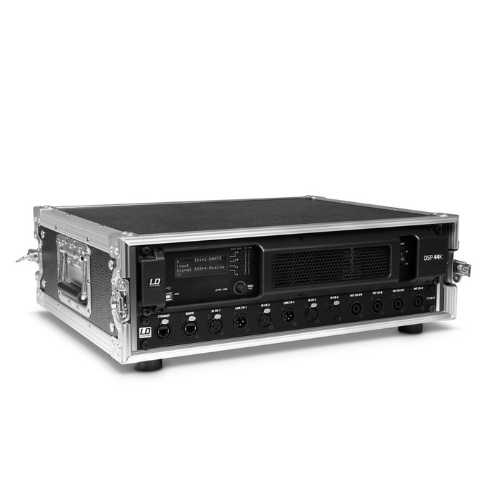 LD Systems | 4-Channel Dante DSP Power Amp | Patchbay in 19" Rack Case