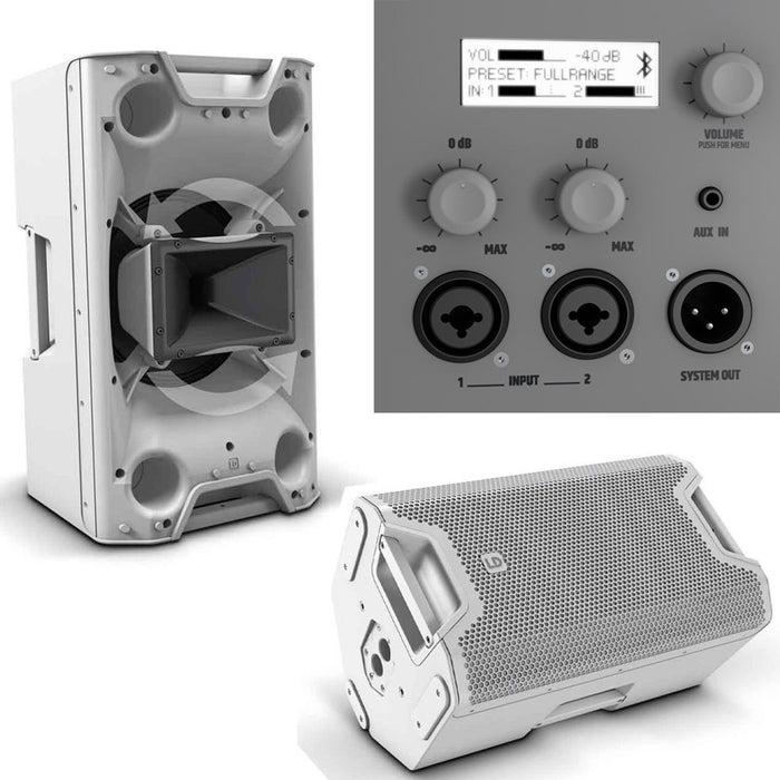 LD Systems | ICOA 1200W 12" | Active PA Speaker w/ Bluetooth | White