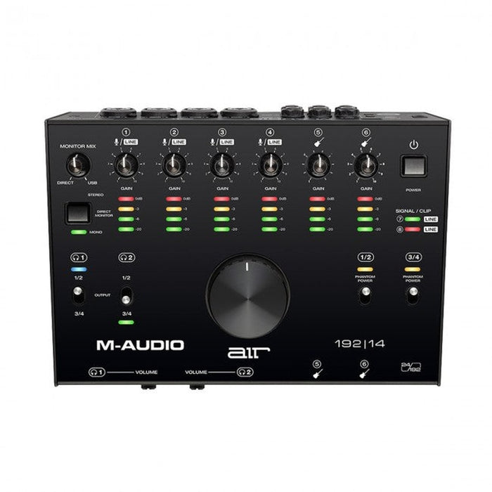 M-Audio AIR 192|14 USB Audio Interface 8-In/4-Out 24/192 Input/Output