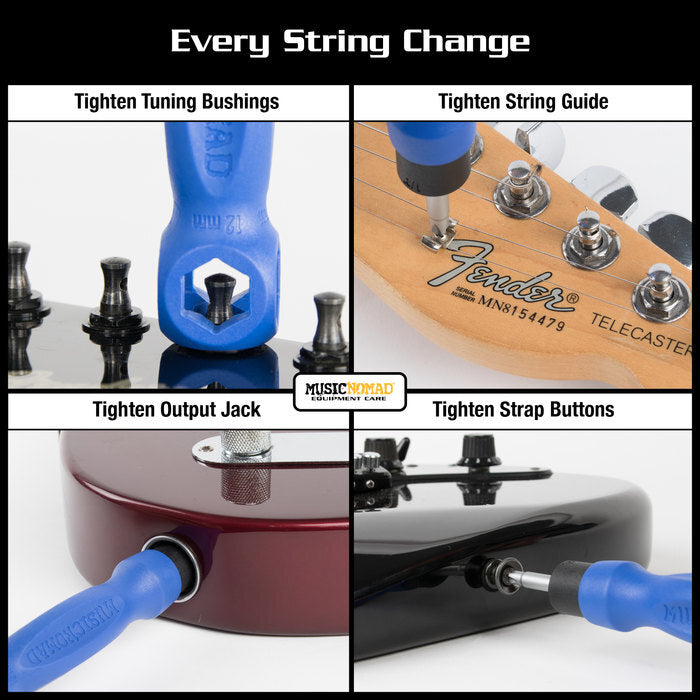 Music Nomad | MN218 | String Change Tool Kit | 6 Piece