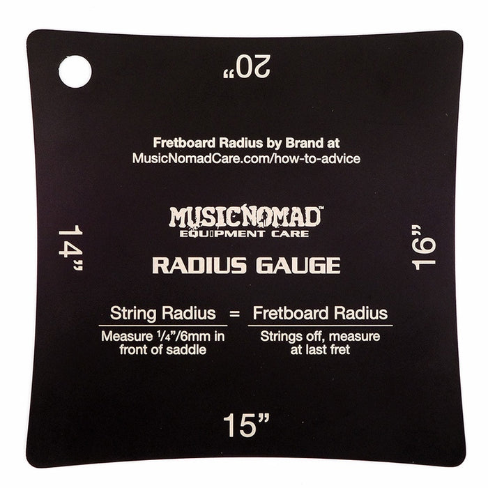 Music Nomad Precision Radius Gauge Set (2-Pce)
