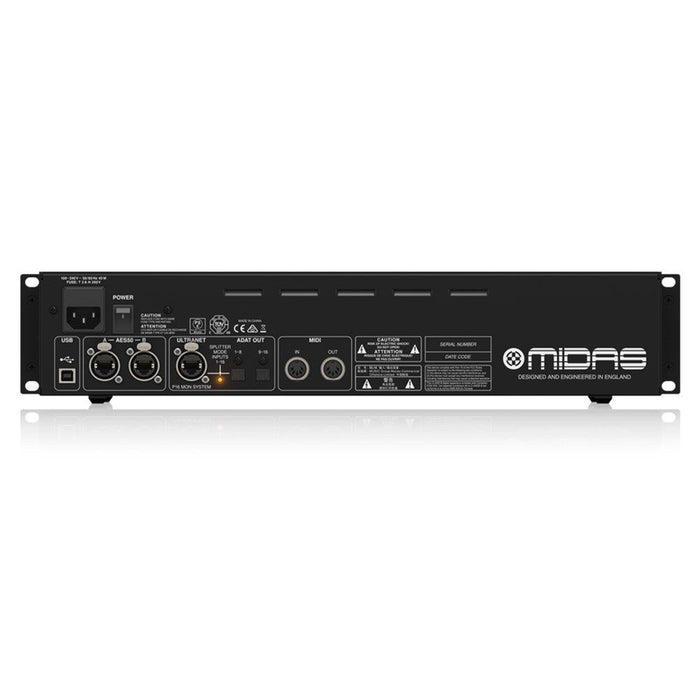 Midas DL16 16-In/8-Out Stage Box w/ 16x Midas Mic Pres, Ultranet & ADAT Interfaces