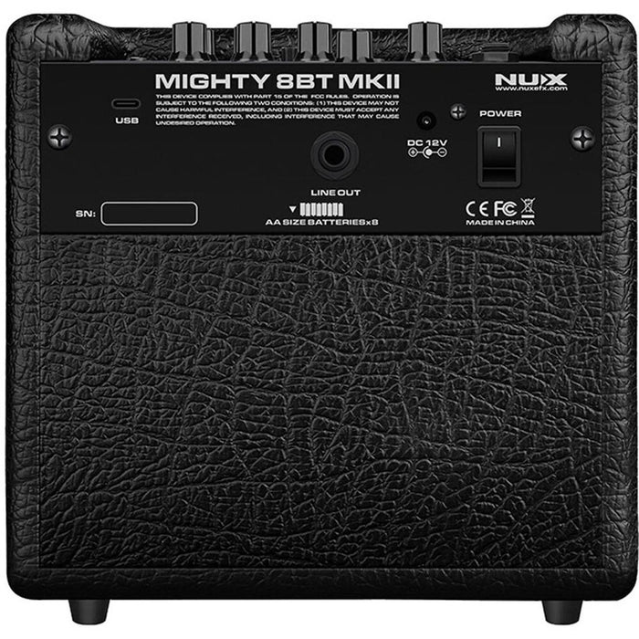 NUX Mighty8 MK2 Portable Cube Electric Guitar Amp w/ Bluetooth