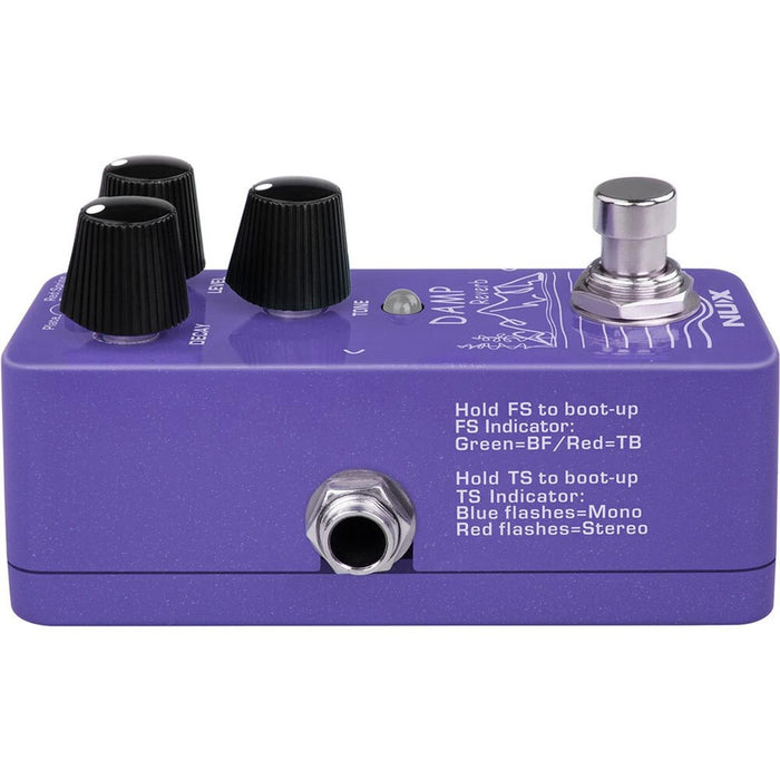 NUX Damp Mini Core 3-Mode Reverb Effects Pedal