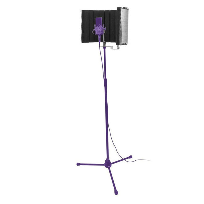 On Stage Isolation Shield with Mic Stand Mount & Microphone Mount