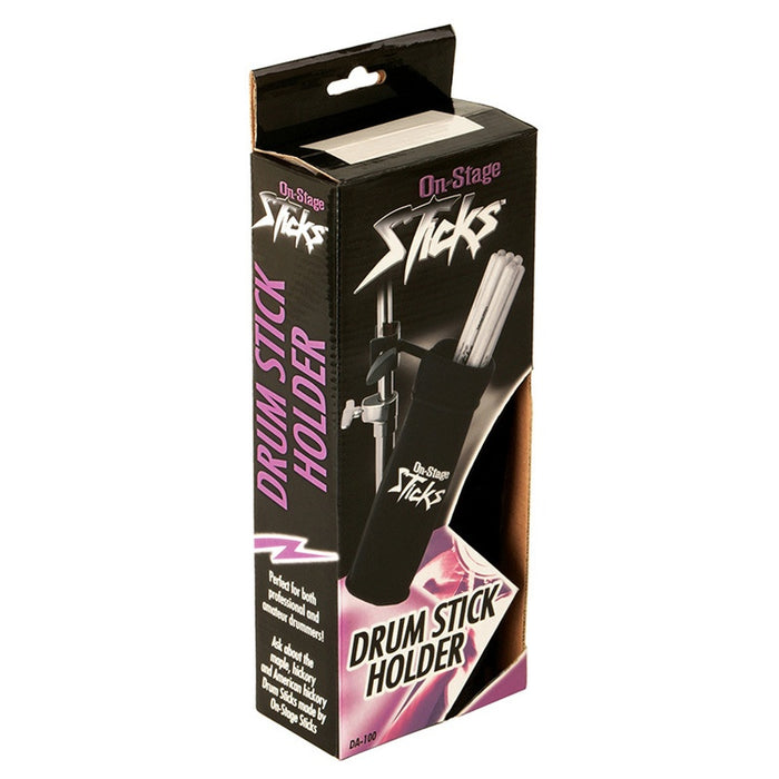 On Stage Neoprene Drum Stick Holder with Mounting Clamp