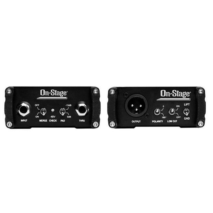 On Stage Phantom Powered Active Stereo Direct Box