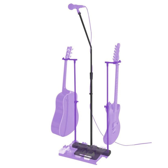 On Stage Utility Mic Stand for Pedal Board