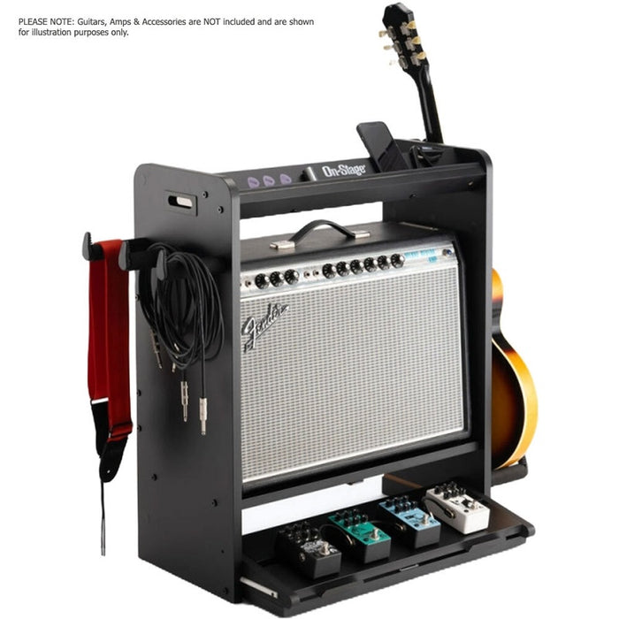 On Stage Professional Guitar Workstation in Black