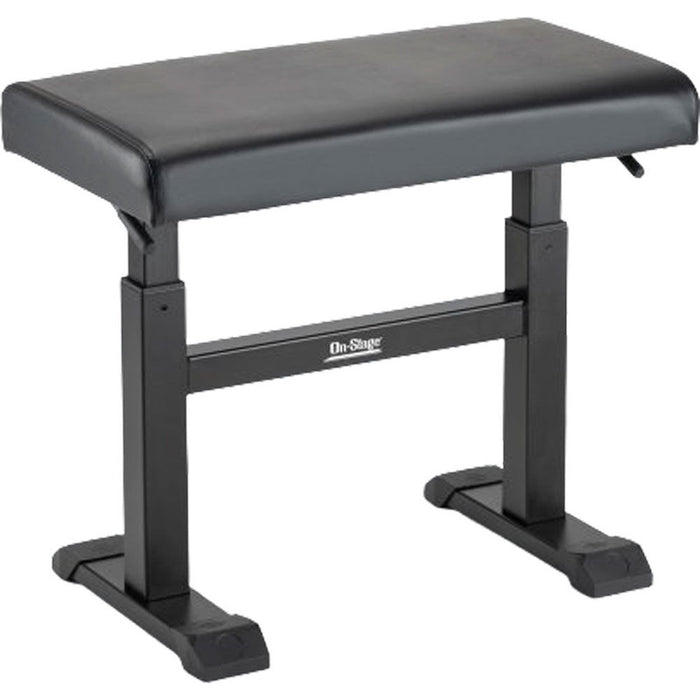 On Stage KB5503B Height-Adjustable Keyboard Bench in Black