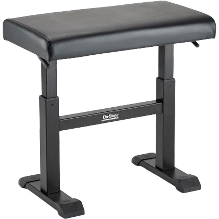 On Stage KB5503B Height-Adjustable Keyboard Bench in Black