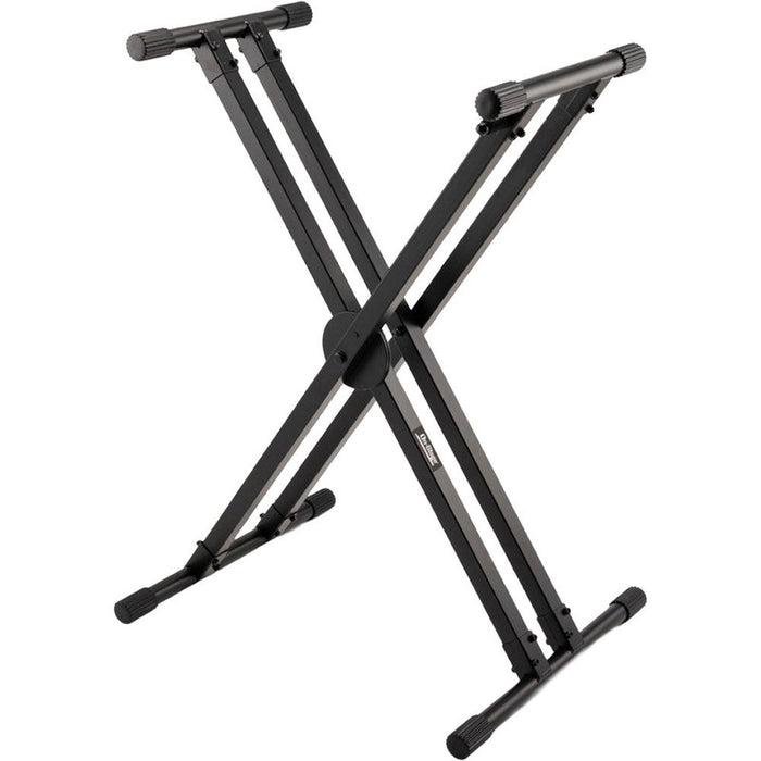 On Stage Lok Tight Pro Double X-Braced Ergo-Lok Keyboard Stand