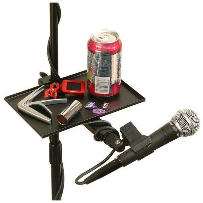 On Stage Accessory Tray with U-Mount attaches to Mic Stand