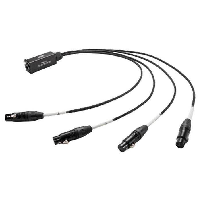 On Stage Production Grade 4-Channel Signal Snake Cable (4 x XLR Female - RJ45)