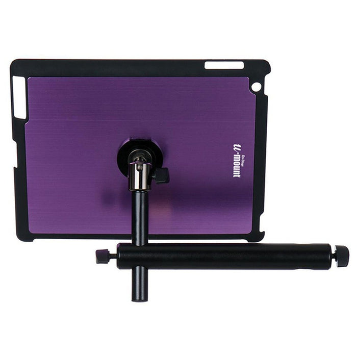 On Stage iPad Snap On Cover with Mounting Bar in Purple