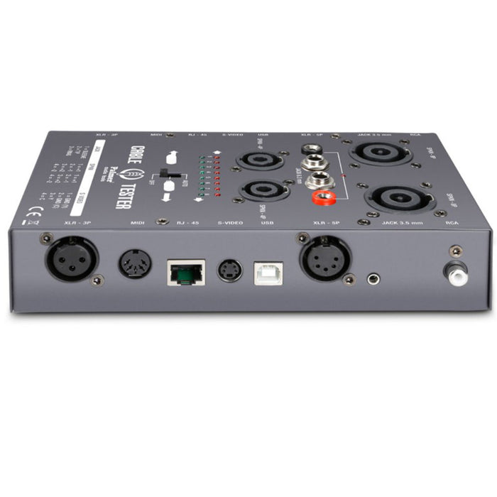 Palmer | AHMCTXL V2 | Multi Cable Tester | Speakon, XLR, TS/TRS, Cinch, MIDI/DIN & More