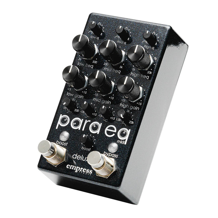Empress Effects | ParaEQ MKII DELUXE | LIMITED EDITION BLACK | Parametric EQ, Q-Controls & Boost