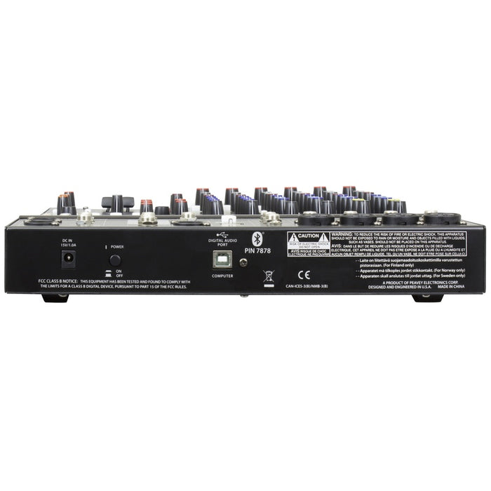 Peavey PV Series "PV-10AT" Compact 10-Channel Mixer with Bluetooth & Antares Auto-Tune