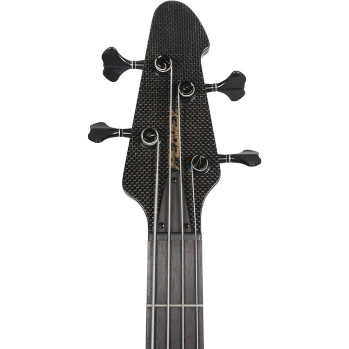 Peavey Cirrus Series 4-String Bass Guitar in Flame Maple Transparent Black