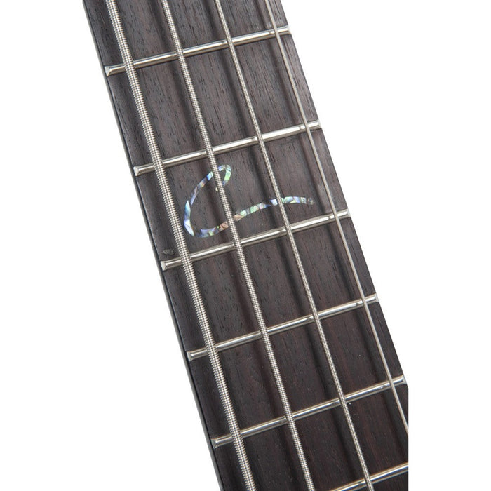 Peavey Cirrus Series 4-String Bass Guitar in Flame Maple Transparent Black