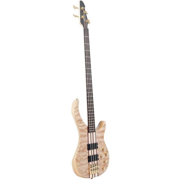 Peavey Cirrus Series 4-String Bass Guitar in Quilt Maple Natural