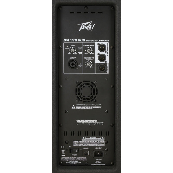 Peavey Dark Matter Series "DM-118 SUB" Powered 800W, 18" PA Subwoofer
