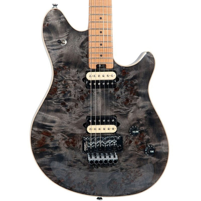 Peavey HP-2 Series Electric Guitar in Poplar Burl Transparent Black Finish