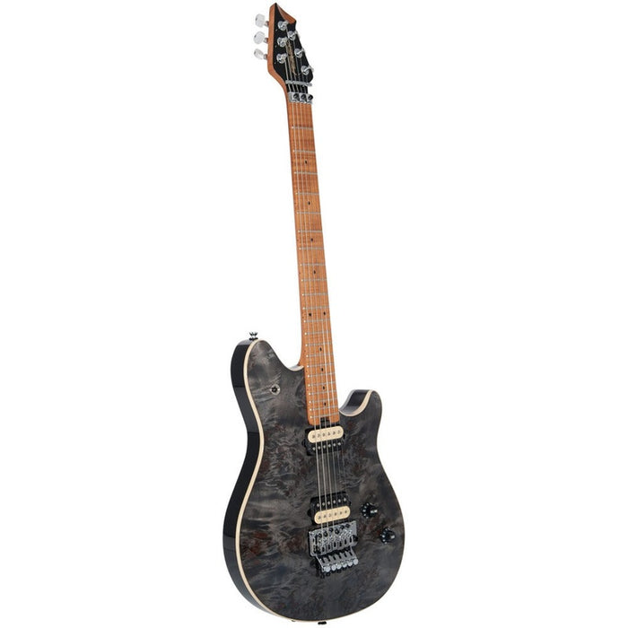Peavey HP-2 Series Electric Guitar in Poplar Burl Transparent Black Finish
