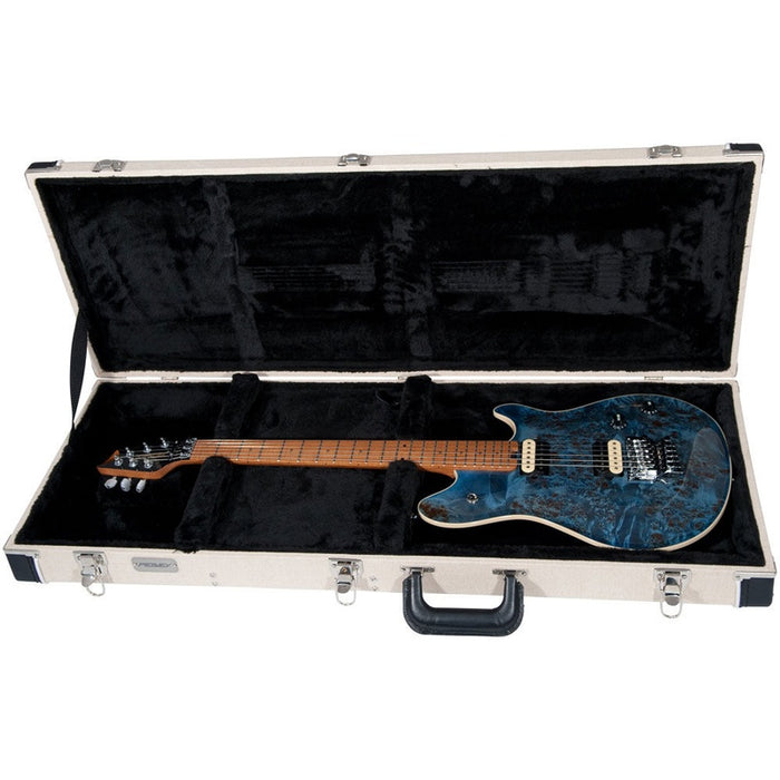 Peavey HP-2 Series Electric Guitar in Poplar Burl Transparent Blue Finish