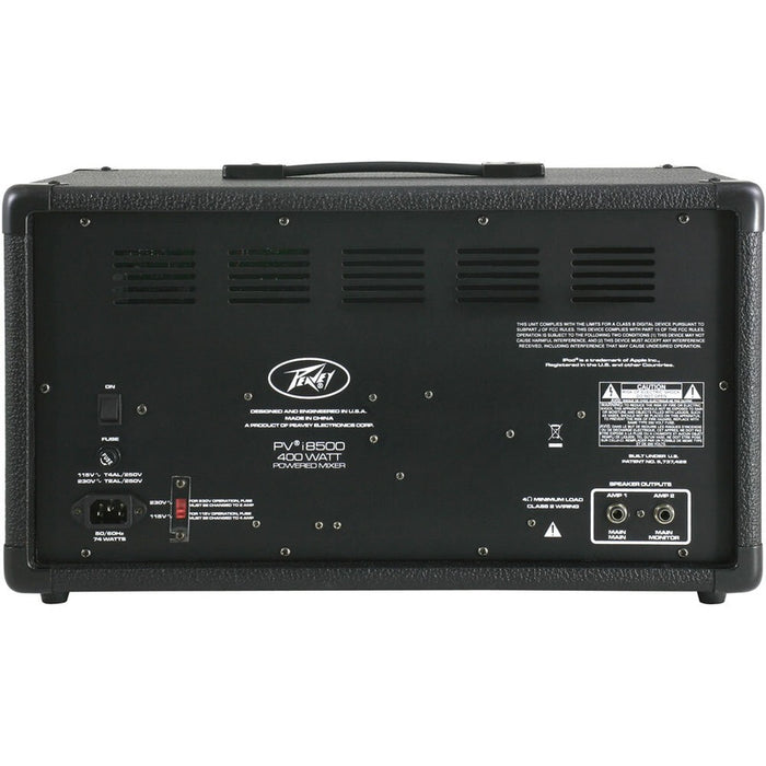 Peavey PVi Series 400-Watt, 8-Channel Mixer Amplifier with SD Card/USB MP3/Bluetooth Player