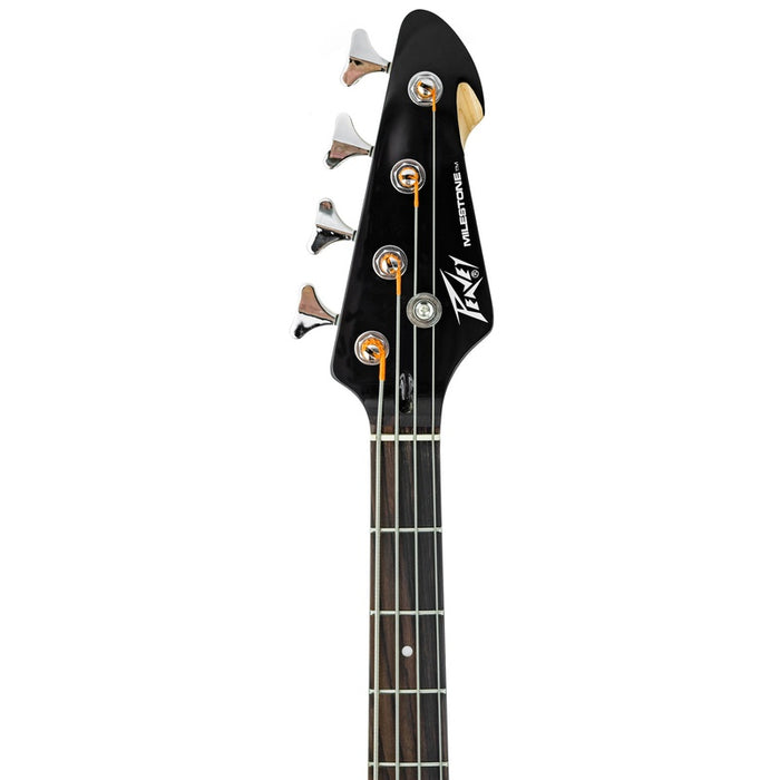 Peavey Milestone Series 4 String Bass Guitar in Black