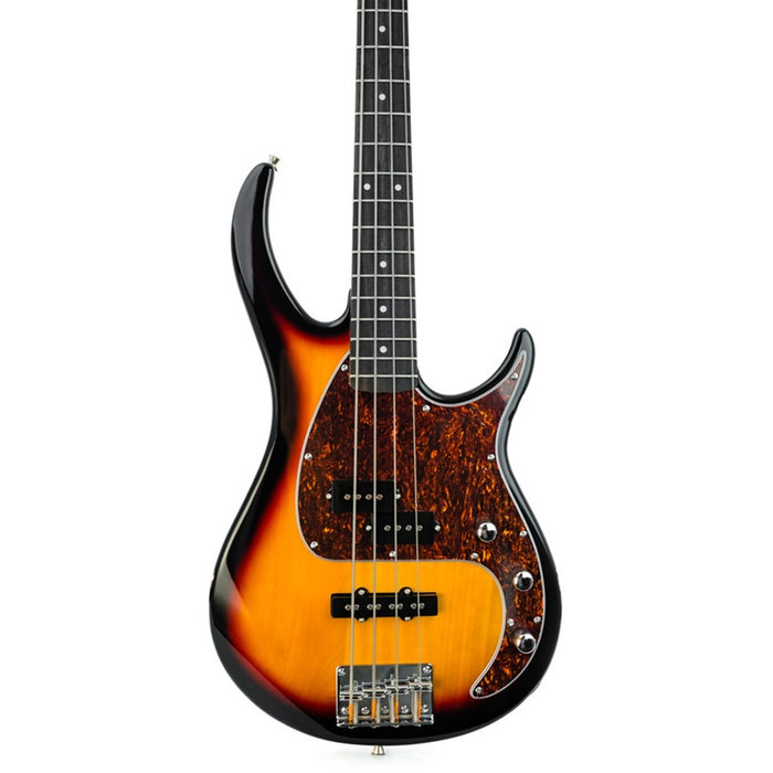 Peavey Milestone Series 4 String Bass Guitar in Vintage Burst