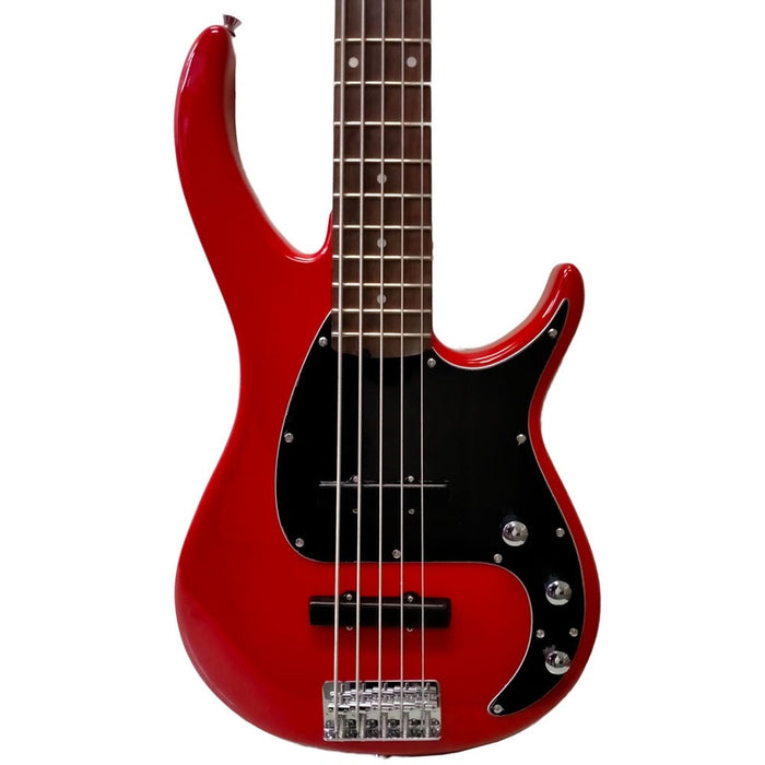 Peavey Milestone Series 5-String Bass Guitar in Red