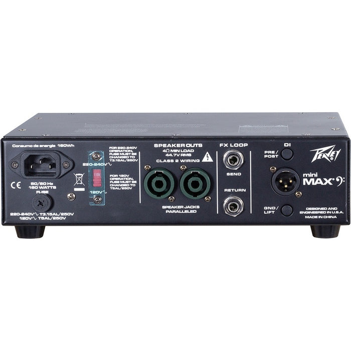 Peavey MAX Series "MiniMAX" Mini Bass Amp Head 600-Watt