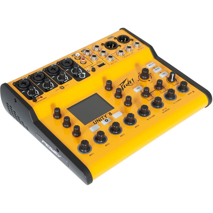 Peavey Unity Series "UNITY-8" Digital 8-Channel Mixer with Bluetooth