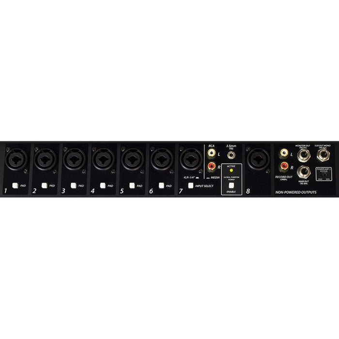 Peavey XR Series "XR-S" Portable 8-Channel, 1500 Watt Powered Mixer