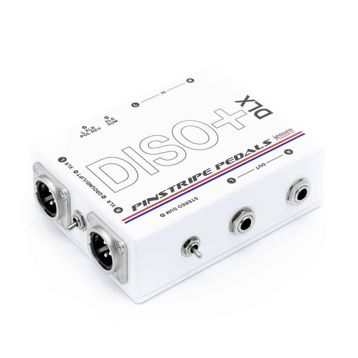 Pinstripe Pedals | DISO Plus DLX | w/ XLR Sum & Polarity Reverse | Dual / Stereo Isolator DI