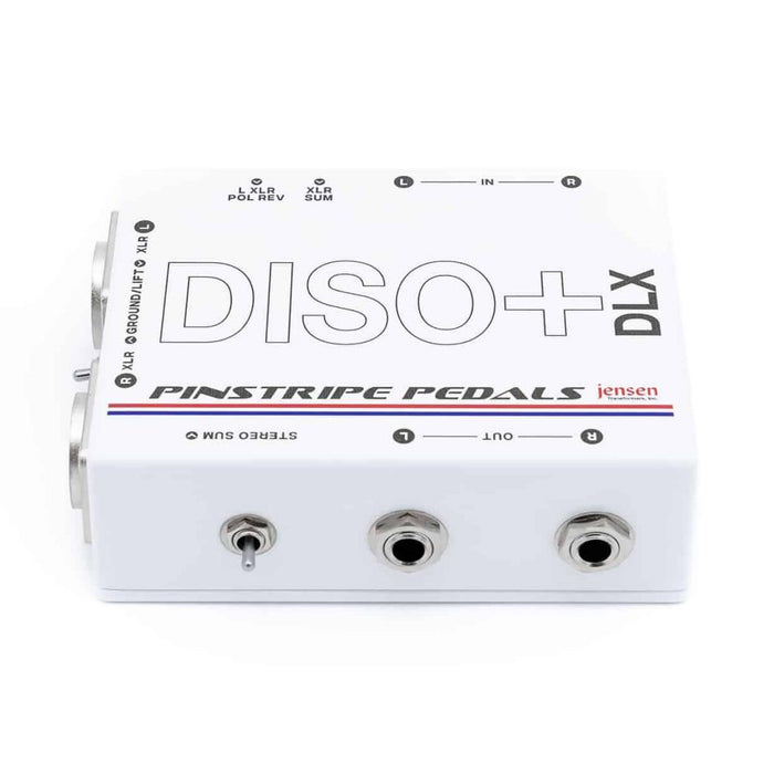 Pinstripe Pedals | DISO Plus DLX | w/ XLR Sum & Polarity Reverse | Dual / Stereo Isolator DI