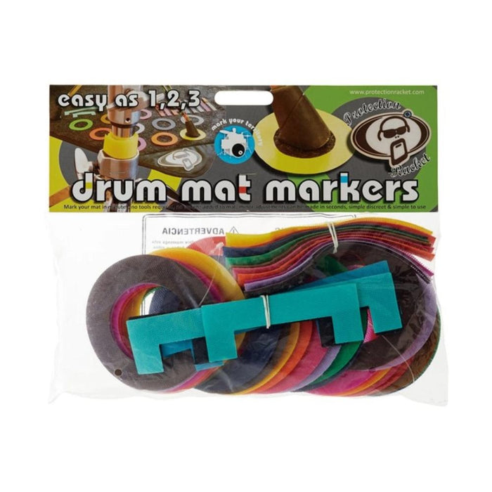 Protection Racket Drum Mat Marker Pack Coloured