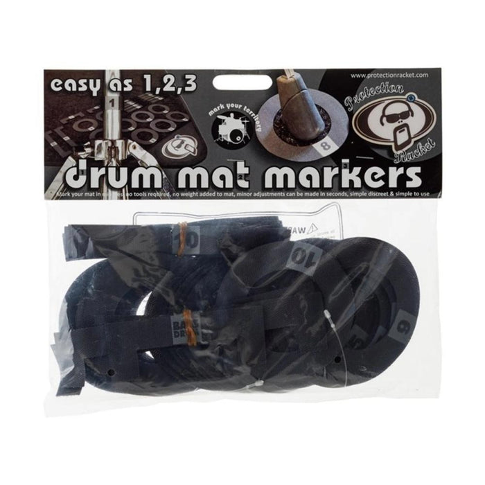 Protection Racket Drum Mat Marker Pack Numbered