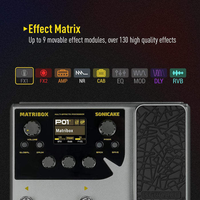 Sonicake - Matribox - Multi-Effects Guitar Pedal