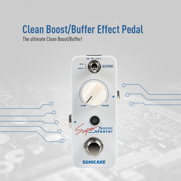 Sonicake - Super Master Clean Boost - Mini Guitar Pedal
