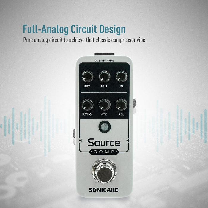 Sonicake - Source Comp 1176 Style Compressor - Mini Guitar Pedal