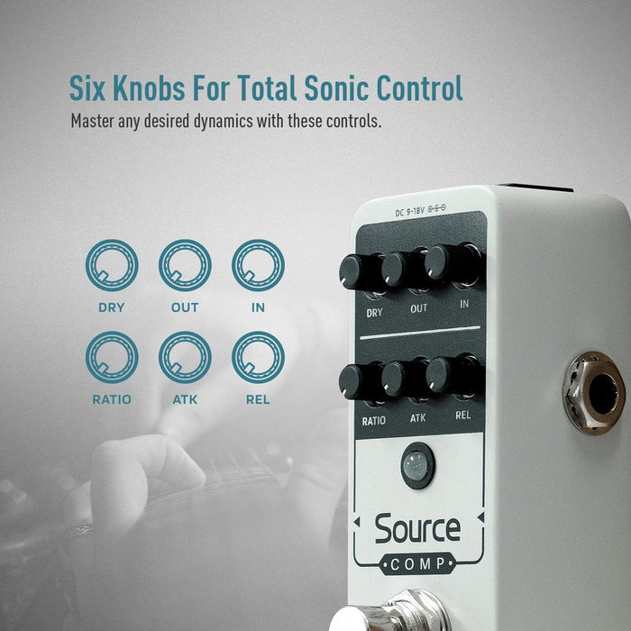 Sonicake - Source Comp 1176 Style Compressor - Mini Guitar Pedal