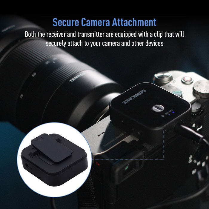 Sonicake - Wireless Mic System for Phones, Interviews, Youtube ETC